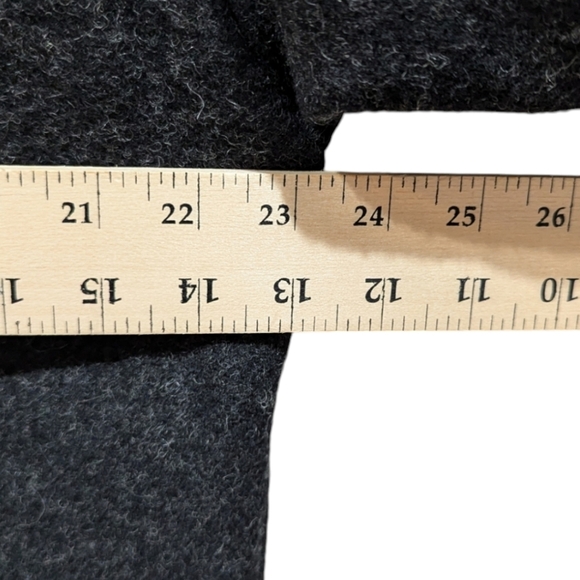 Eddie Bauer Gray Wool Blend Heavy Duty Car Chore Coat (M) - Picture 5 of 6